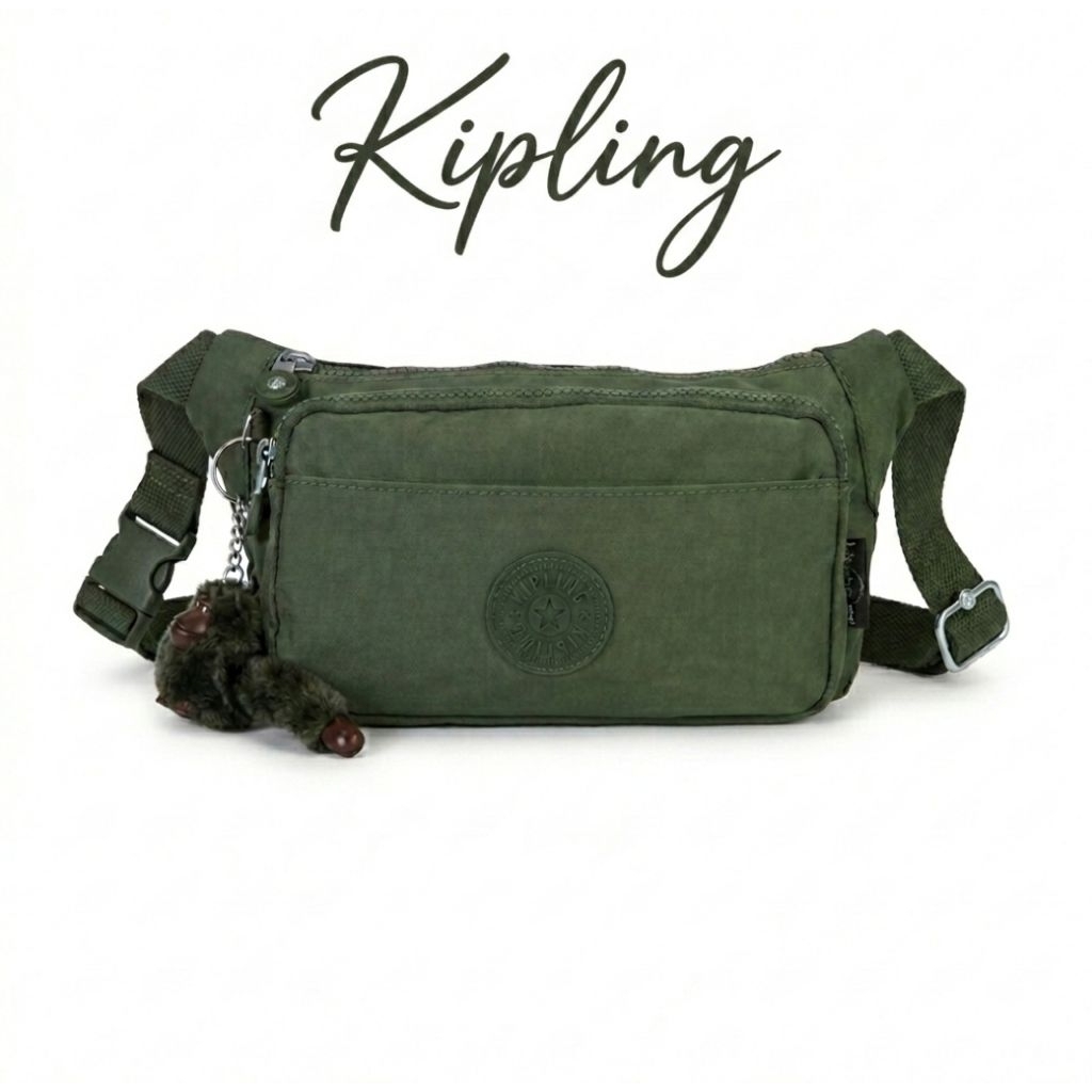 กระเป๋าคาดเอวและกระเป๋าสะพาย Kipling 352 นําเข้าวัสดุไนลอนจีน