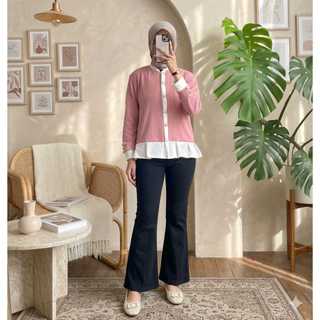 TANIA Cardigan knit Casual | Cardigan korean look | Fashion korea | Cardigan knit wanita | Atasan knit wanita kekinian