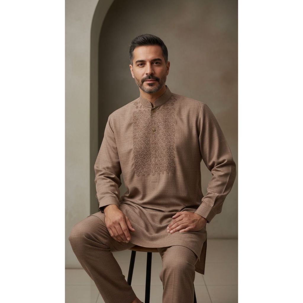 Nextup Koko Suit for Adult Men Long Sleeve Pakisani Suit - 6072