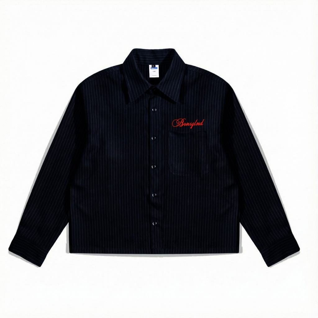 เสื้อเชิ้ตแขนยาวลาย BOXY STRIPE KEMEJA | เมธามอร์โฟซิส | ดงเกอร์ ดงเกอร์ | BRAINSGLAND