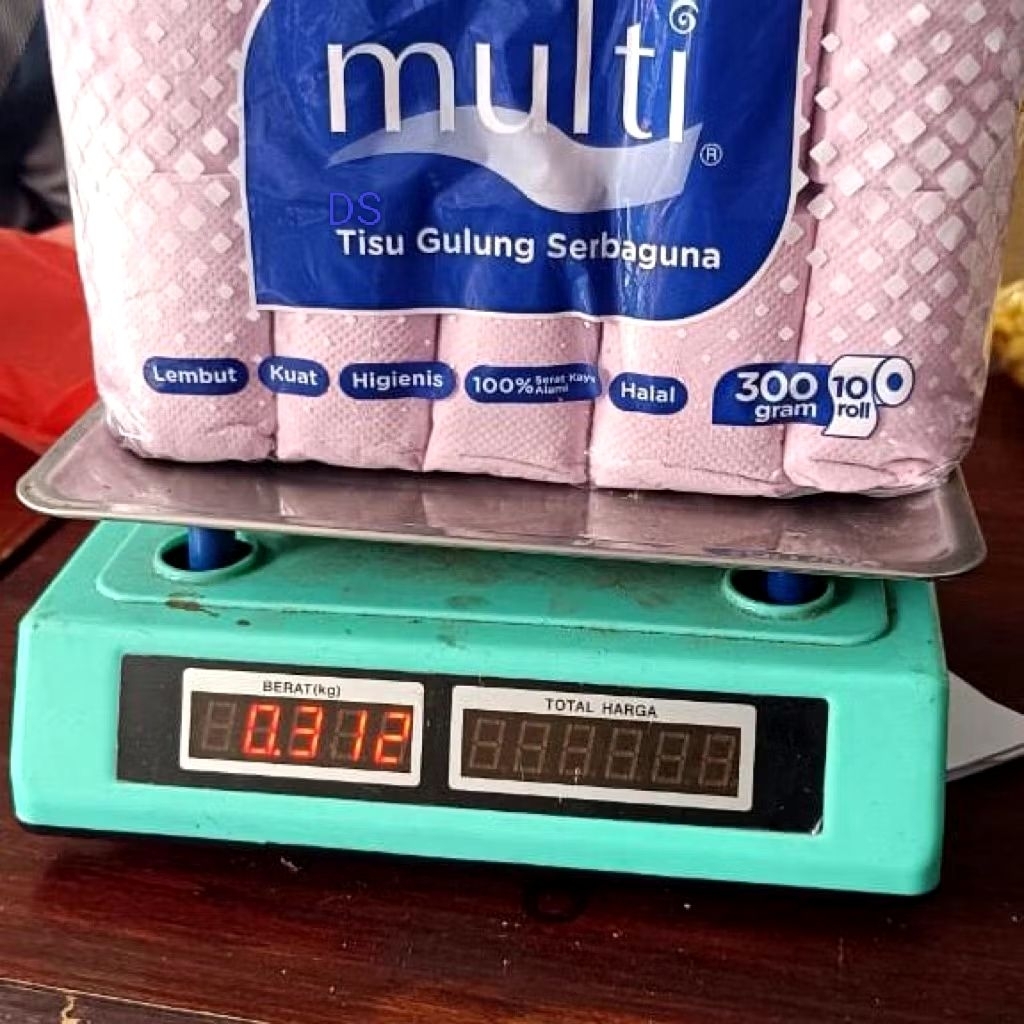 MULTI TISSUE ROLL TOILET บรรจุ 10 ม้วนสี/ROLL TISSUE