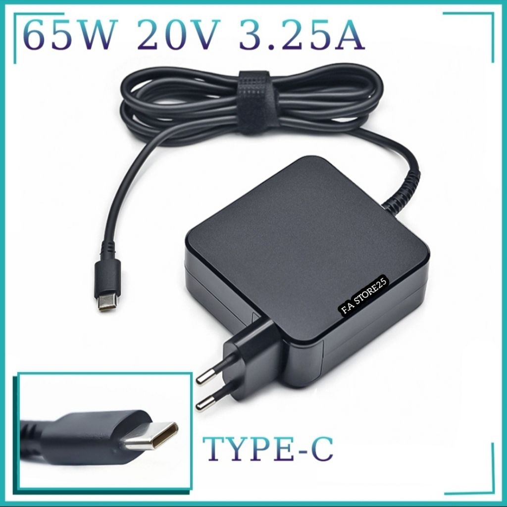 อะแดปเตอร์ชาร์จแล็ปท็อป HP Pavilion Aero - Omnibook 7 Aero AMD Ryzen 5 20V 3.25A 65W Usb Type C