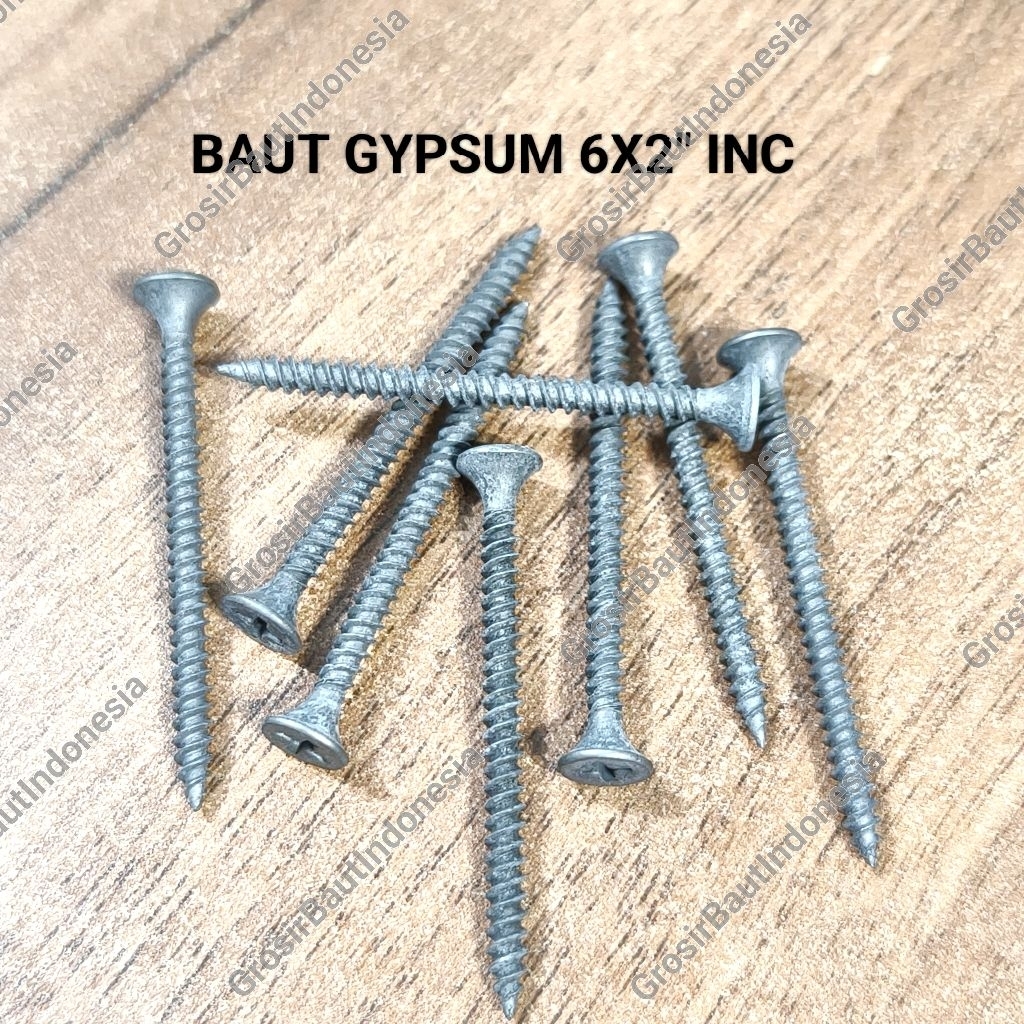(50ชิ้น) 6X2" INC GYPSUM BOLTS