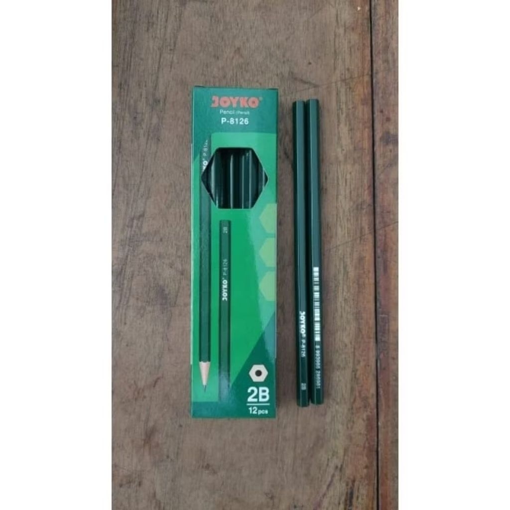 [ DOZEN ] JOYKO P-8126 2B PENCIL / EXAM PENCIL / HOTEL PENCIL / OFFICE PENCIL