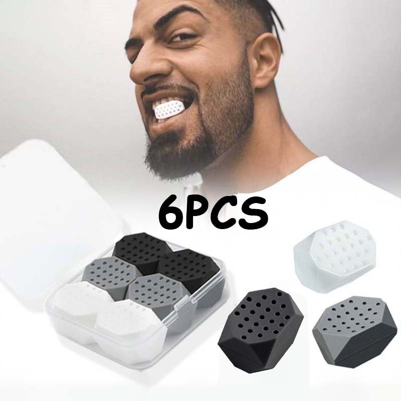 6 ชิ้น Jawline Exerciser Jaw Trainer Jaw Shaper เครื่องมือ Jaw Trainer เครื่องมือ