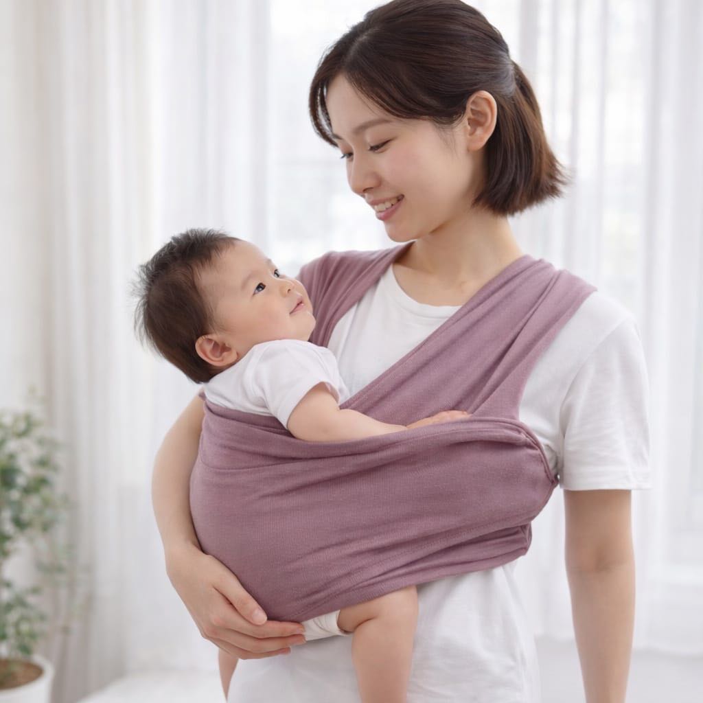 (1 ชิ้น) Geos Ichi เป้อุ้มเด็กพิมพ์ลายและลายธรรมดา Geos Ichi Side Carrier