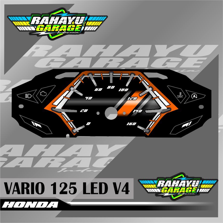 บอร์ด SPEEDO แบบกําหนดเอง HONDA VARIO 125 LED V4