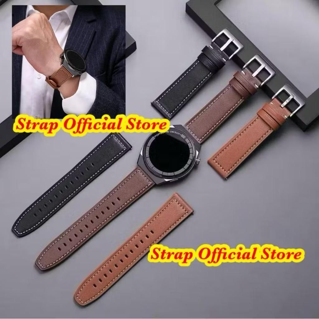 Infinix Watch GT Pro XW2/Infinix XWatch 3 WE Leather Smartwatch Strap