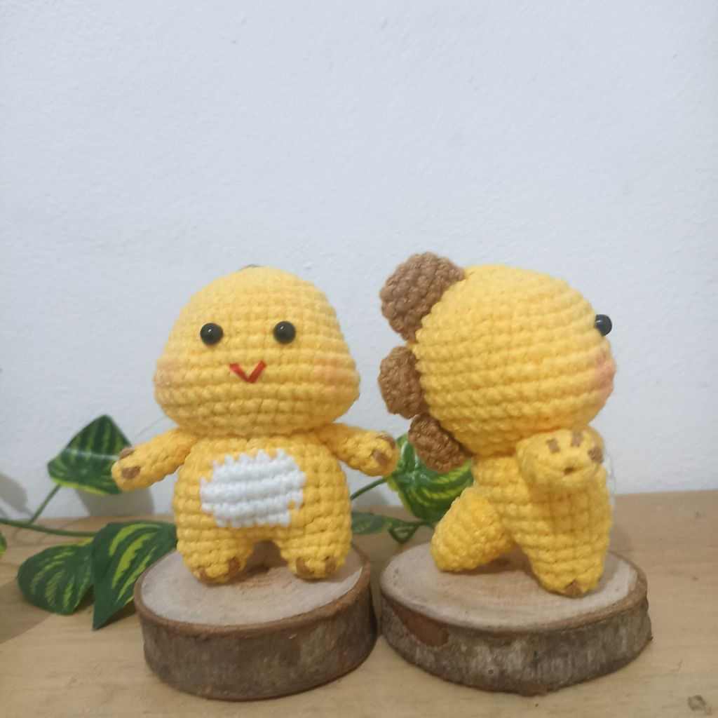 GANTUNGAN Amigurumi Nailong/Nailong ตุ๊กตาถัก/พวงกุญแจ
