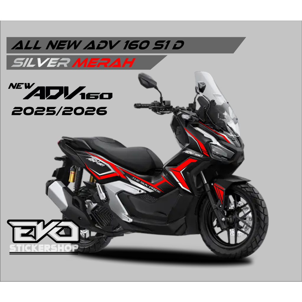 ADV 160 สติ๊กเกอร์ตัดสีดํา Variation adv 2025/2026 NEW ADV ROADSYNC รหัส S1