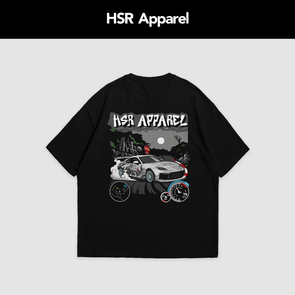 HSR Wheel - เสื้อยืด HSR Apparel Midnight Drift