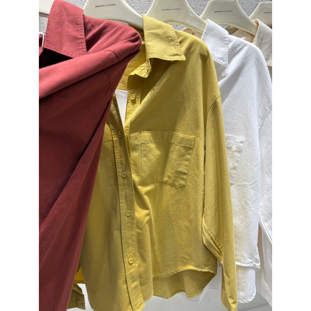 KEMEJA 7199 WAN CLOTHING SHIRT WANWAN LONG SLEEVE SHIRT TOP