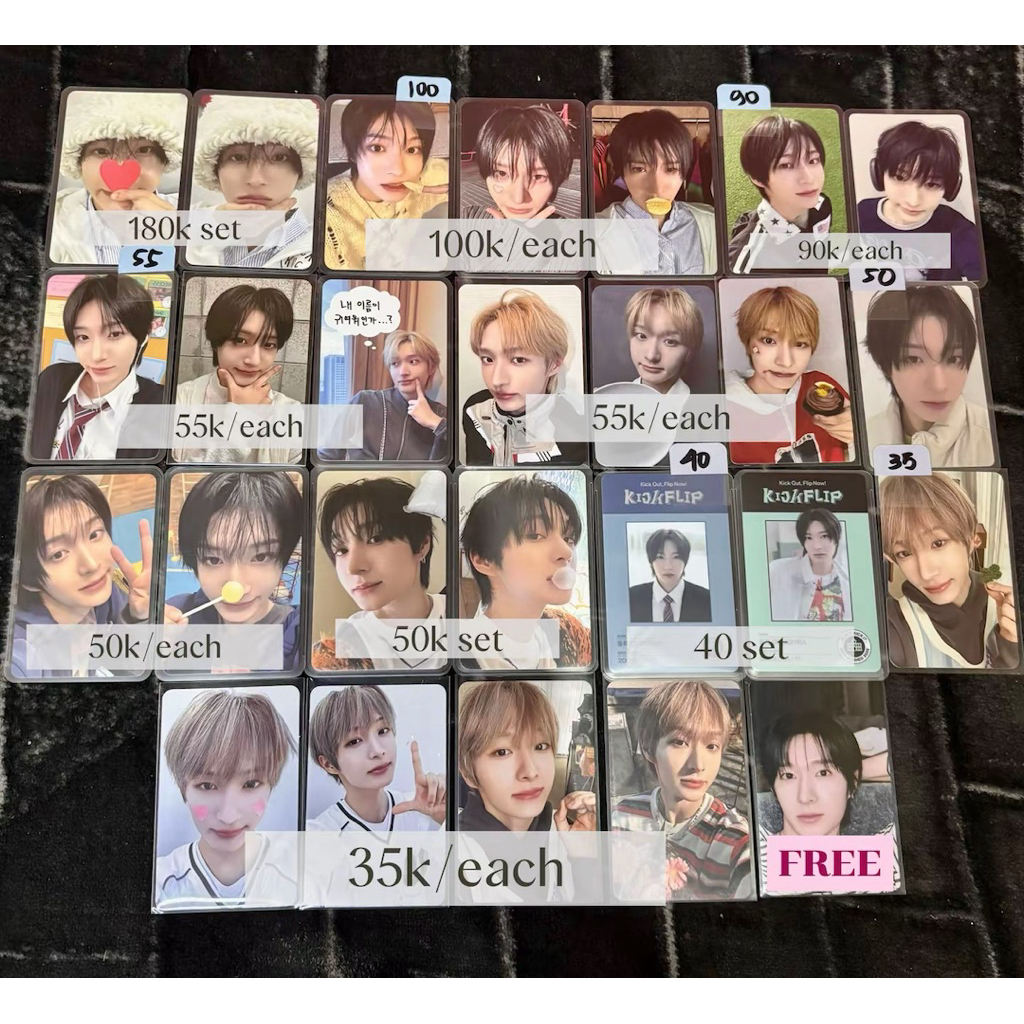 Ready photocard official KickFlip Donghwa