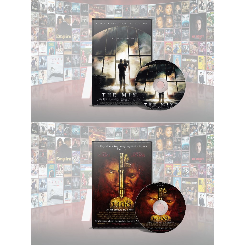 DVD The Mist (2007) + DVD 1408 (2007)