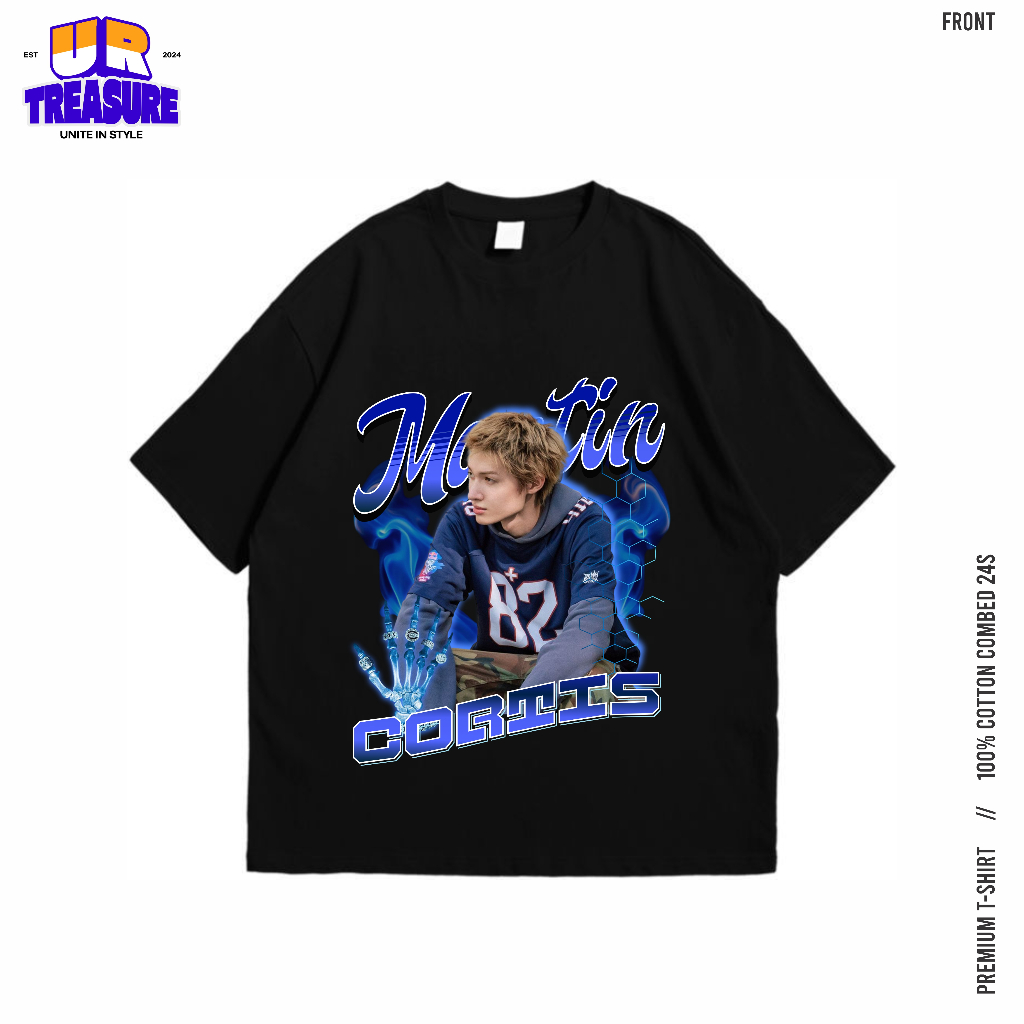 KATUN เสื้อยืด Oversize Cortis Martin Premium 24s Cotton / เสื้อยืด Martin Cortism โดย URTreasure / 