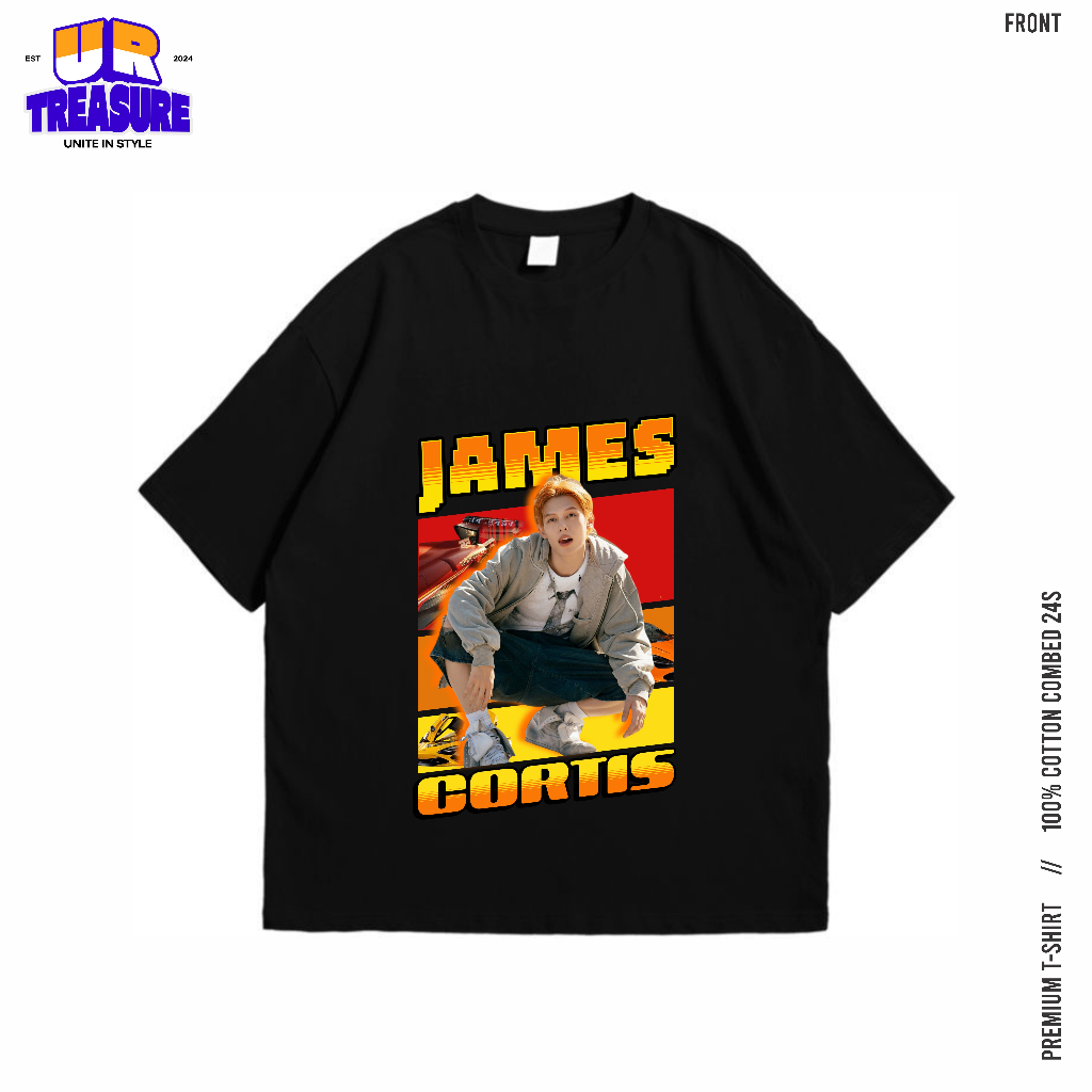 KATUN Cortis James เสื้อยืดผ้าฝ้ายพรีเมี่ยม 24s / JAMES CORTIS TSHIRT By URTreat / KPOP