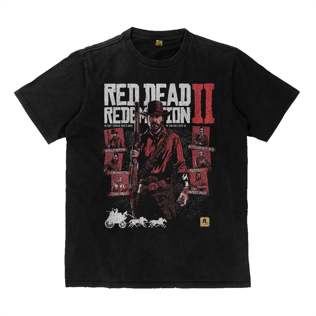 KATUN Red Dead Redemption 2 Arthur Morgan Game เสื้อยืดผ้าฝ้ายหนา Flexinc 16s Heavyweight