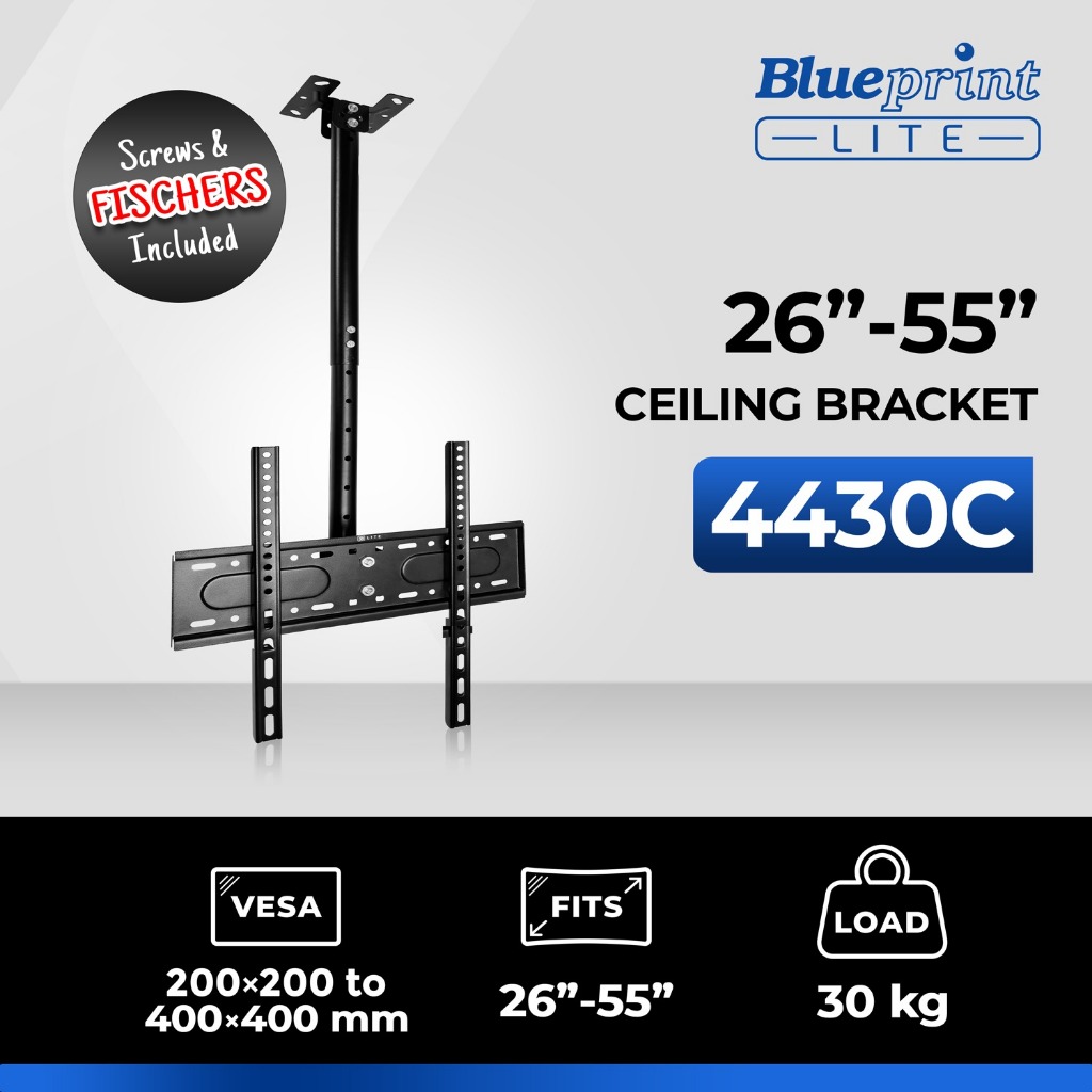 26" - 55" Blueprint Lite 4430C LED TV Bracket 26 - 55 นิ้วเพดาน Mount LCD Bracket