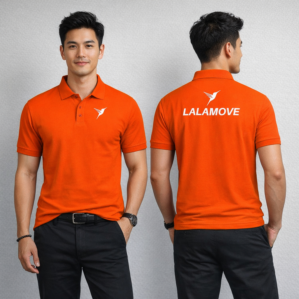 เสื้อโปโล Lala เสื้อคอปก Driver Lala ย้าย lalamove โพลีเอสเตอร์ unisex