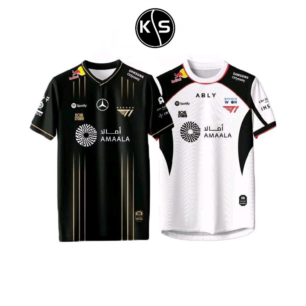 T1 ESPORT PRO PLAYER เกม DOTA 2 WILDRIFT LOL AOV PUBG GAMING JERSEY ฟรี NICKNAAME