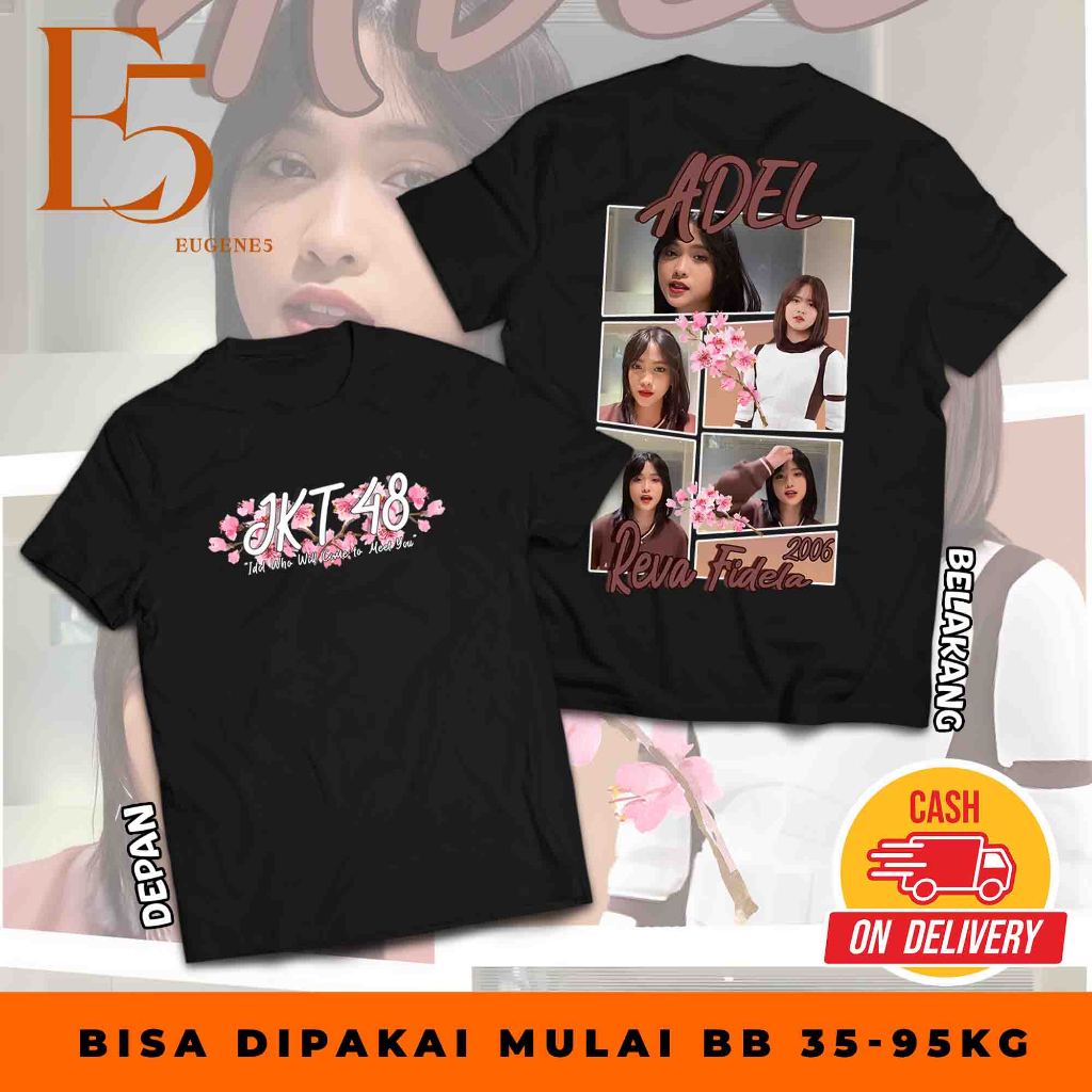 SUNOPY - เสื้อยืด JKT48 Member Adel - เสื้อยืดผู้หญิง - เสื้อยืด JKT48