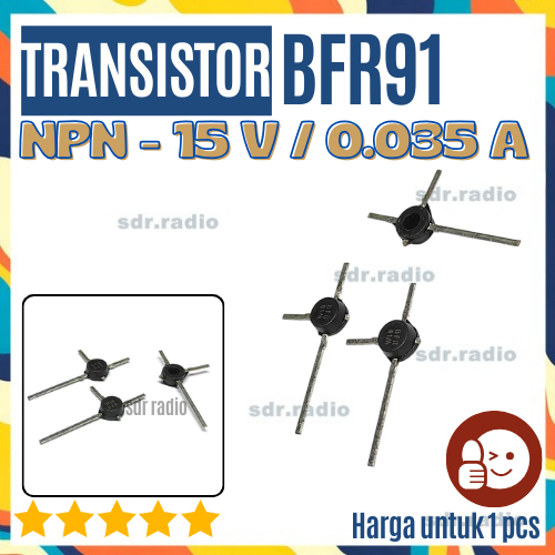 ทรานซิสเตอร์ BFR91A TO50 BFR91 TO-50 91A ทรานซิสเตอร์ RF BFR91 BFR 91