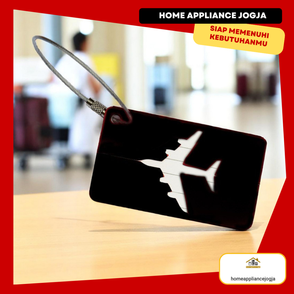 [HAJ] NTK Name Tag ID Aluminium Suitcase Bag - N005 Black