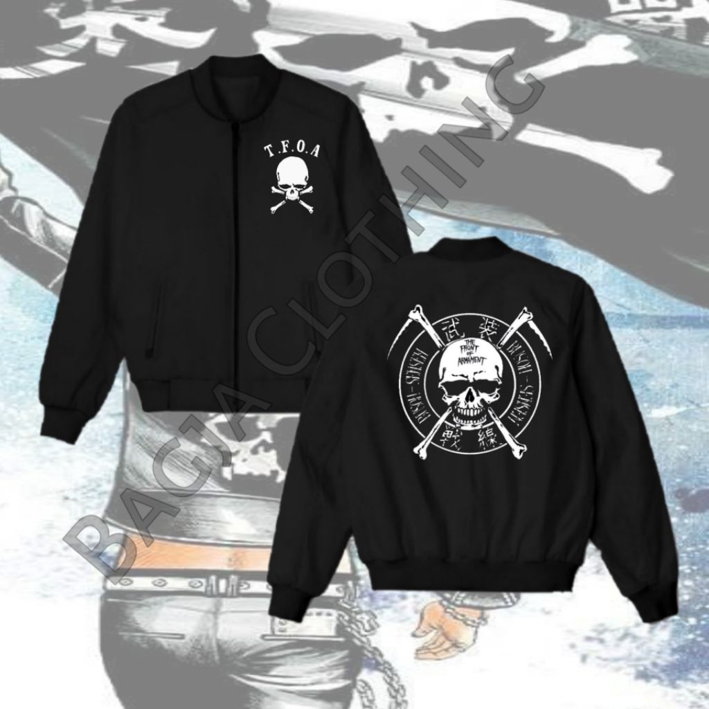Premium taslan Bomber Jacket TFOA Crows Zero The Front Of Armament