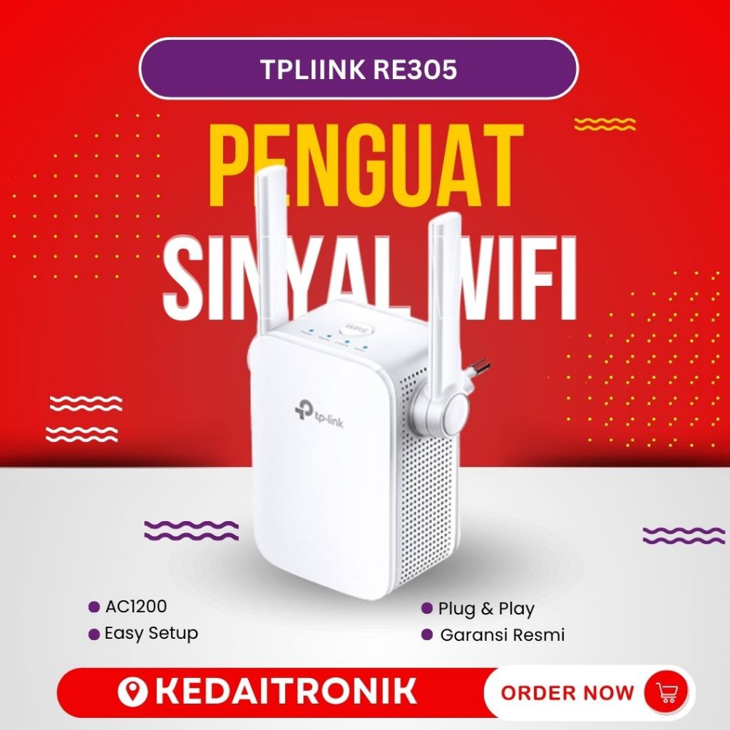 Range Extender TPLink RE305 AC1200 Dual Band Mesh Router TPLink RE305