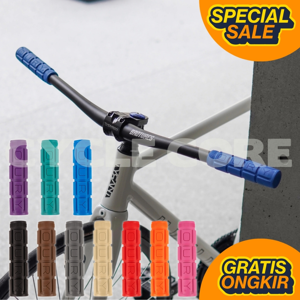 จักรยาน Hand Grip OURY V2 Single Compound MTB จักรยานพับ Fixie Commuter Bike Minivelo Minion Hybrid 