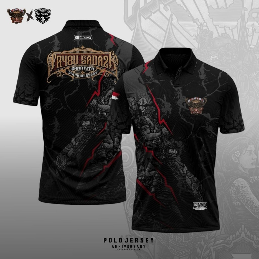 POLO JERSEY PRABU SADARA GANAISTA 3RD ANNIVERSARY