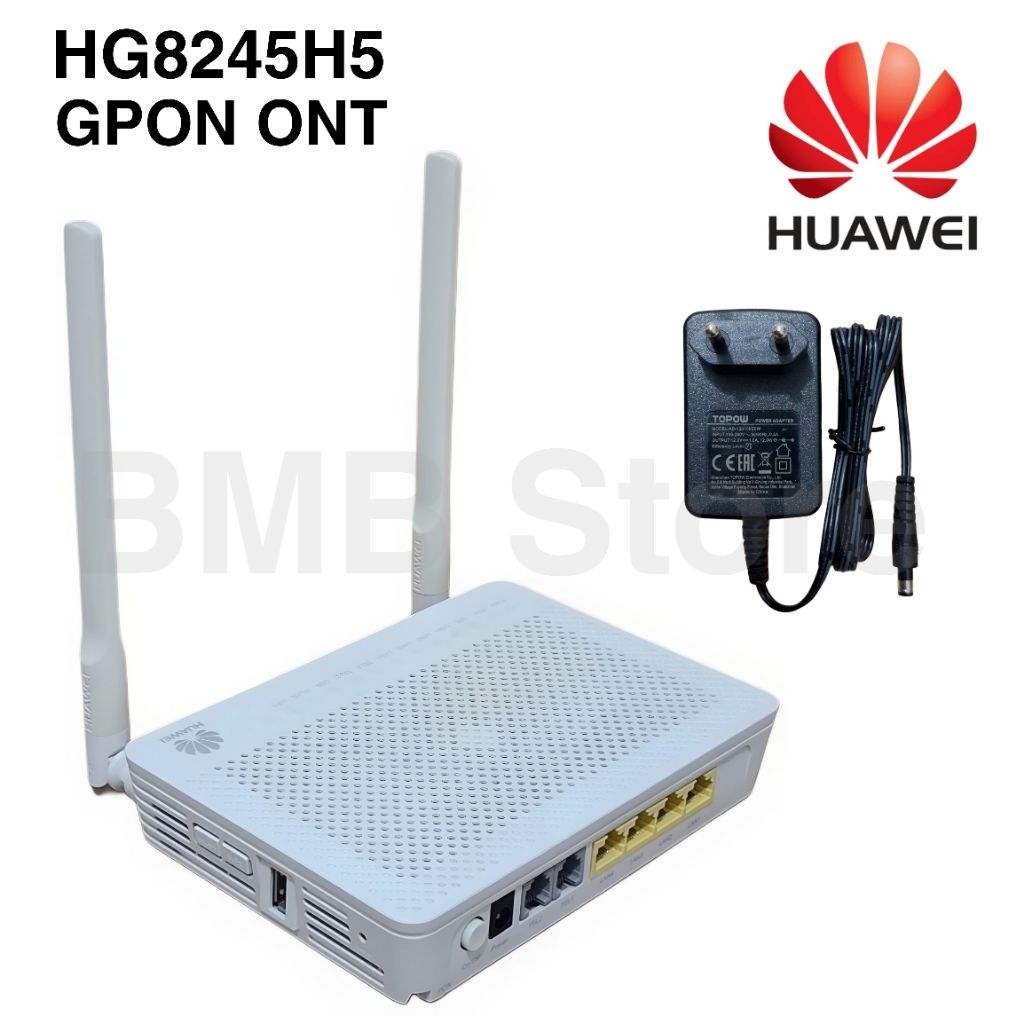 Huawei HG8245H5 GPON ONT + ADAPTER