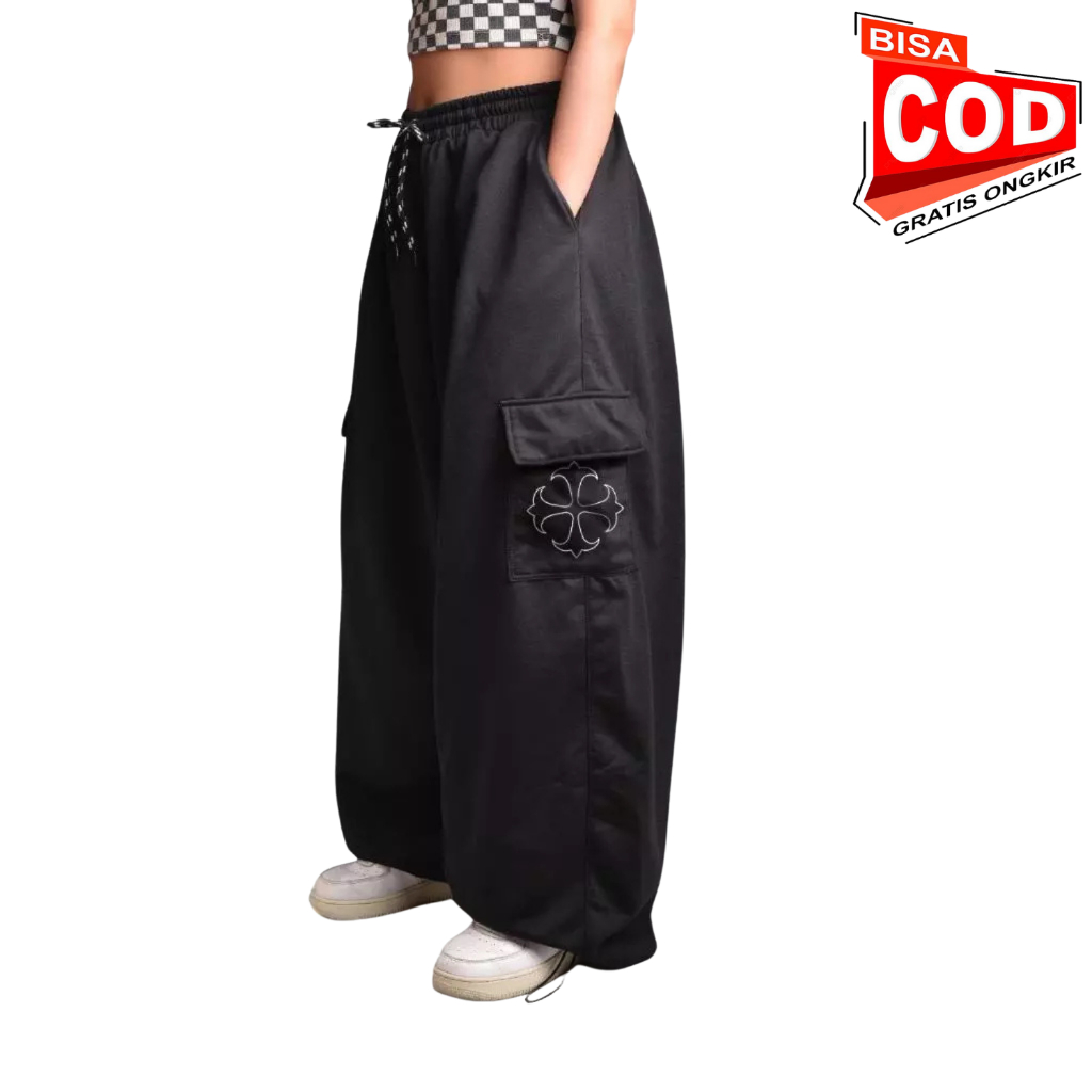 Synthesis Expertise Baggy Fleece Balloon Pants Circle Heart Cargo Long Pants The Flame Long Cargo Fl