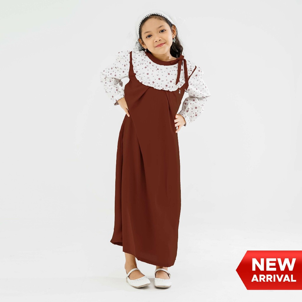 Cressida Gamis Kids Girl Brick สีแดง - 1FB106E