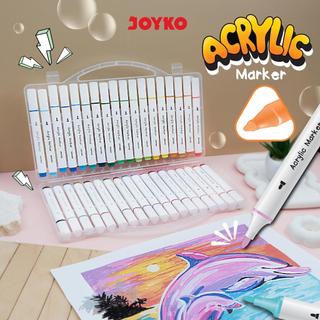 JOYKO Spidol Akrilik ACMK-75 Tahan Air Warna Cerah Banyak Permukaan