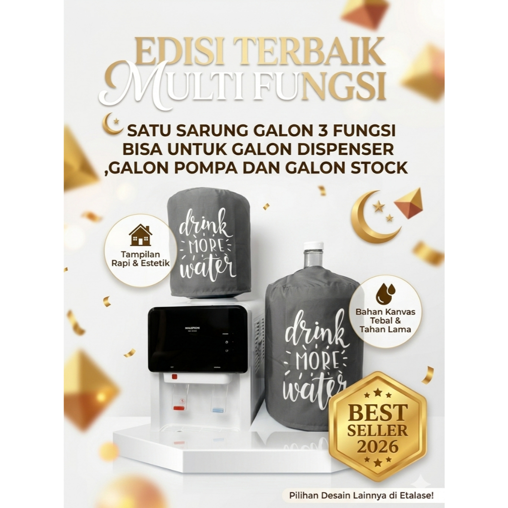 GALLON COVER (2IN1) เครื่องดื่มน้ํามากขึ้น GALLON DISPENSER และ PUMP BOTTOM FRIDGE COVER MAGICOM 1 ช