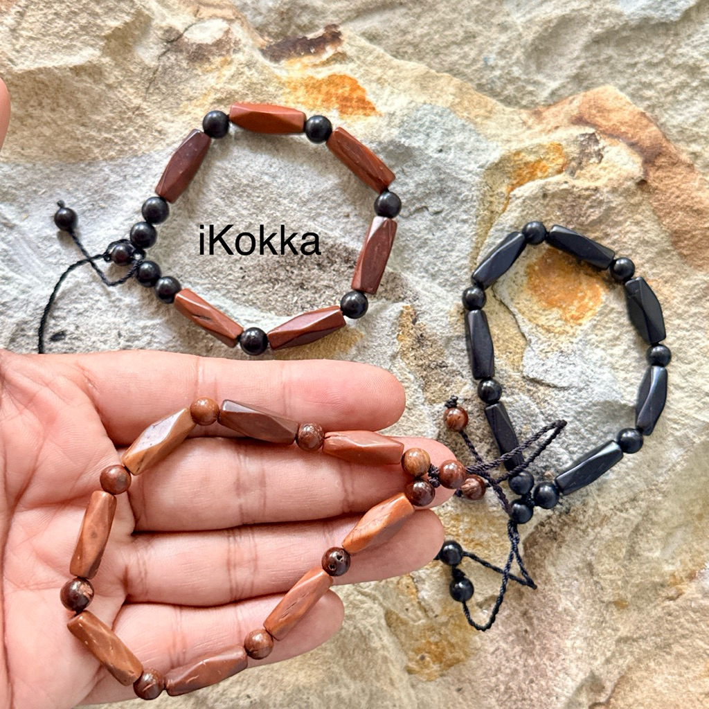 Original Starfruit Motif Kokka Kaukah Bracelet - สร้อยข้อมือ Kokka ผู้ใหญ่ระดับพรีเมียมสําหรับผู้ชาย