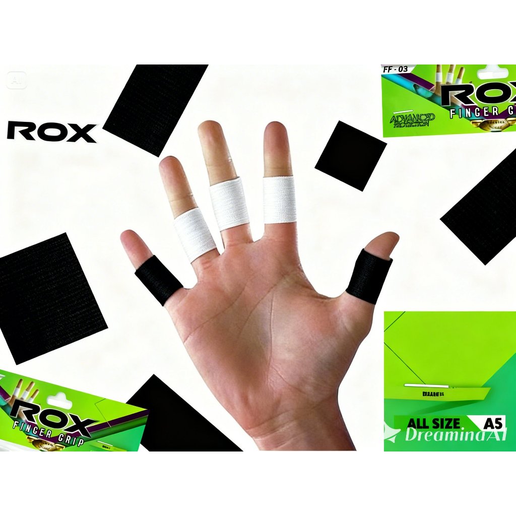 Finger Grip Rox FF-03 (10pc) อุปกรณ์ป้องกันนิ้วไนลอน