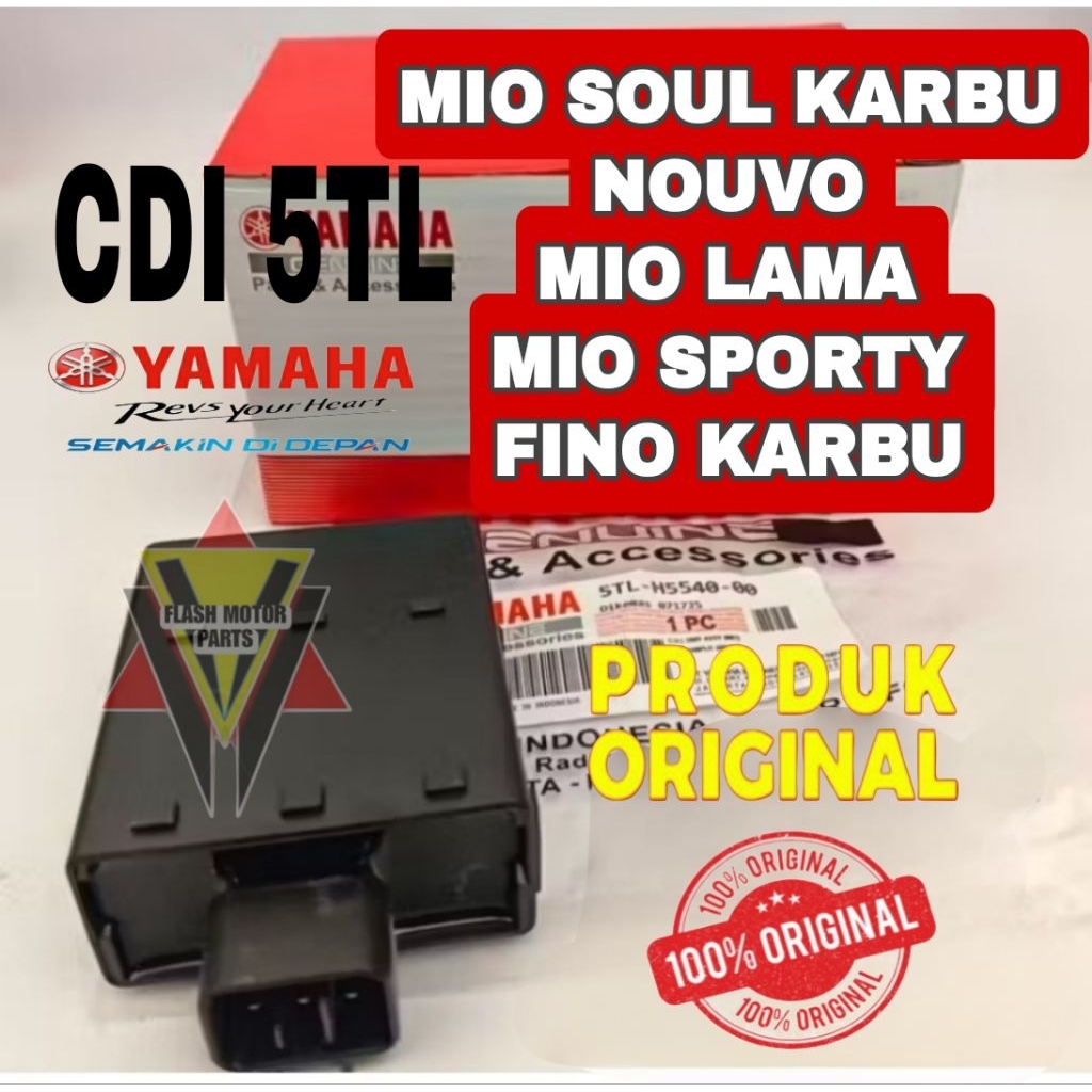 5TL/5TF Cdi ต้นฉบับของแท้ Yamaha 5TL/5TF, Mio Sporty, Mio เก่า, คาร์บูเรเตอร์ MIO Soul, Fino Carb, N