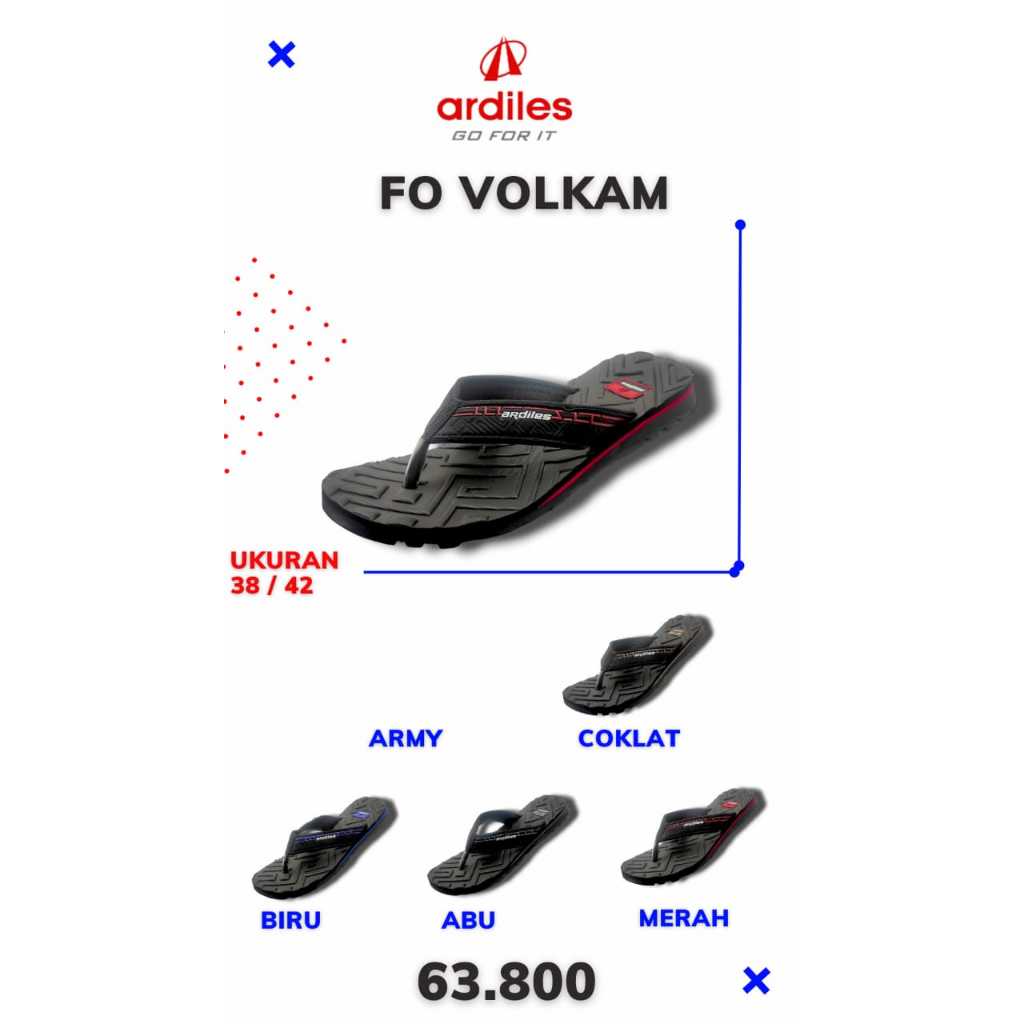 รองเท้าแตะผู้ชาย Eva Ardiles Volkam