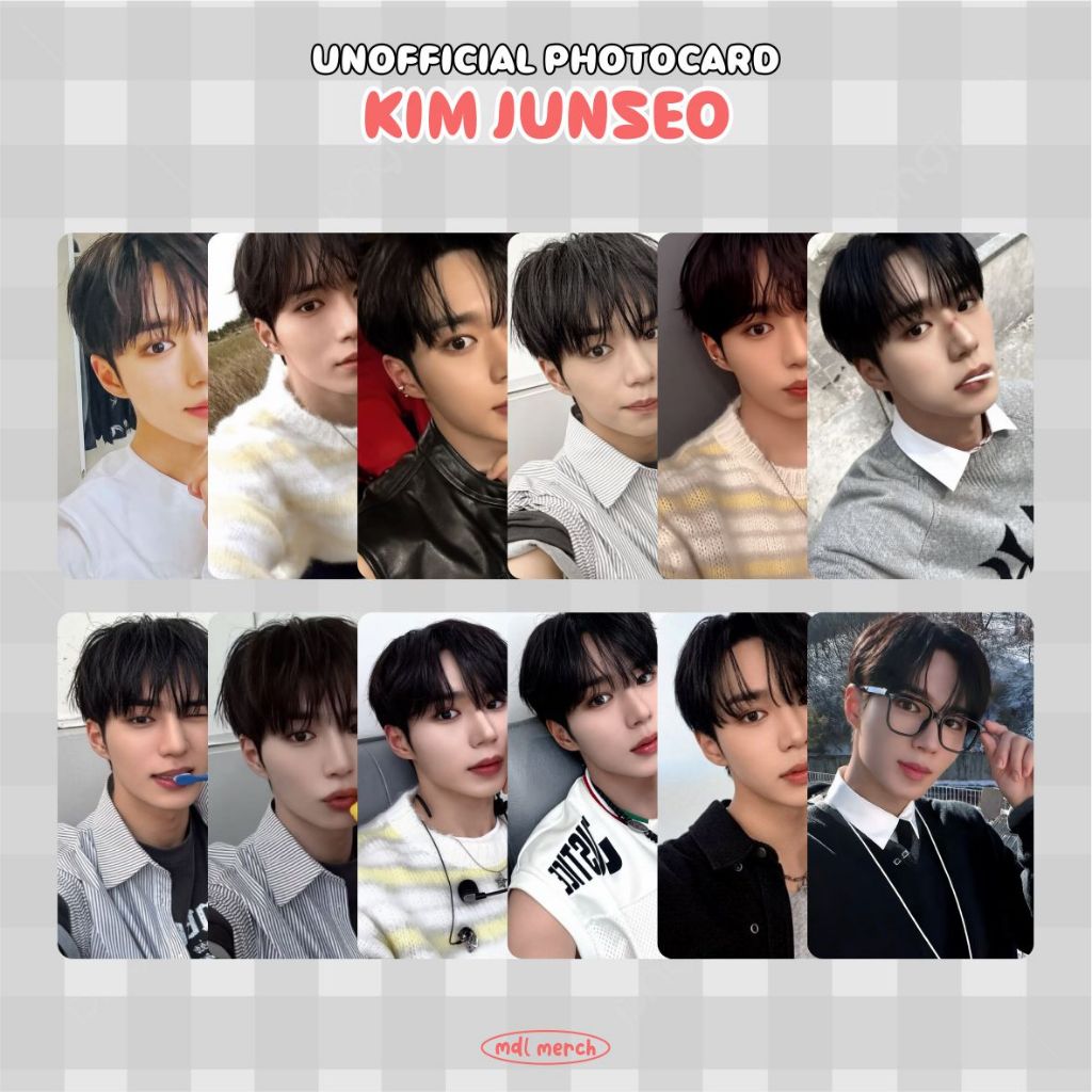 KIM JUNSEO ALD1 / ALPHA DRIVE ONE / โฟโต้การ์ด UNOFFICIAL EUPHORIA FREAK ALARM KPOP / BOYS 2 PLANET 
