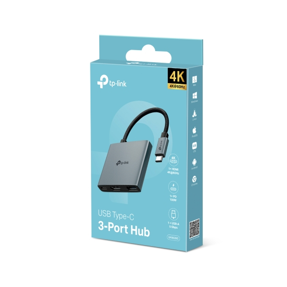 TP-Link UH3020C USB Type-C 3 in 1 Hub