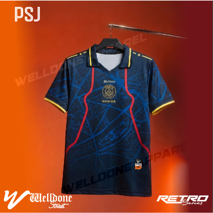 ชุดคลับ! PSG RETRO JERSEY / FOOTBALL JERSEY / SUPPORTER JERSEY / VINTAGE JERSEY / CLASSIC OLD JERSEY