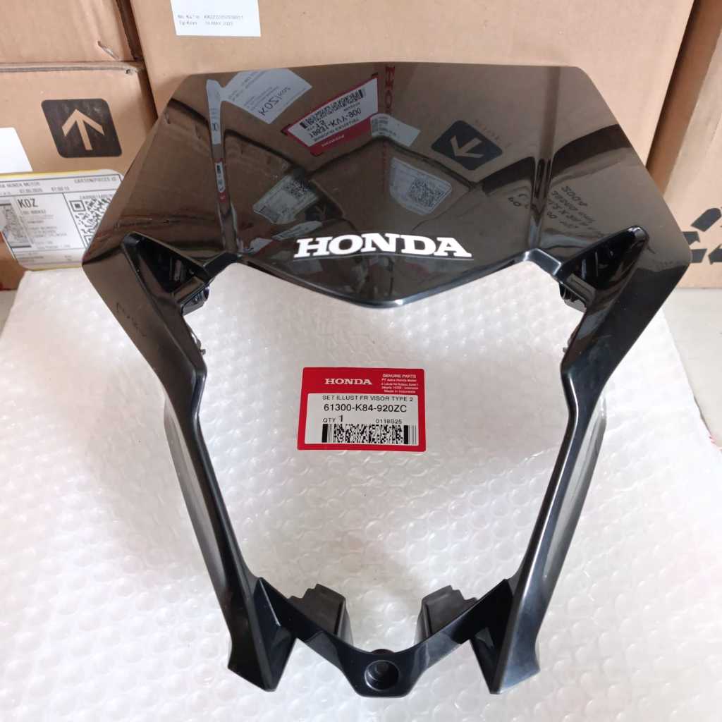 Original Ahm CRF 150 Trail ไฟหน้า Visor Cover 61300K84920ZC