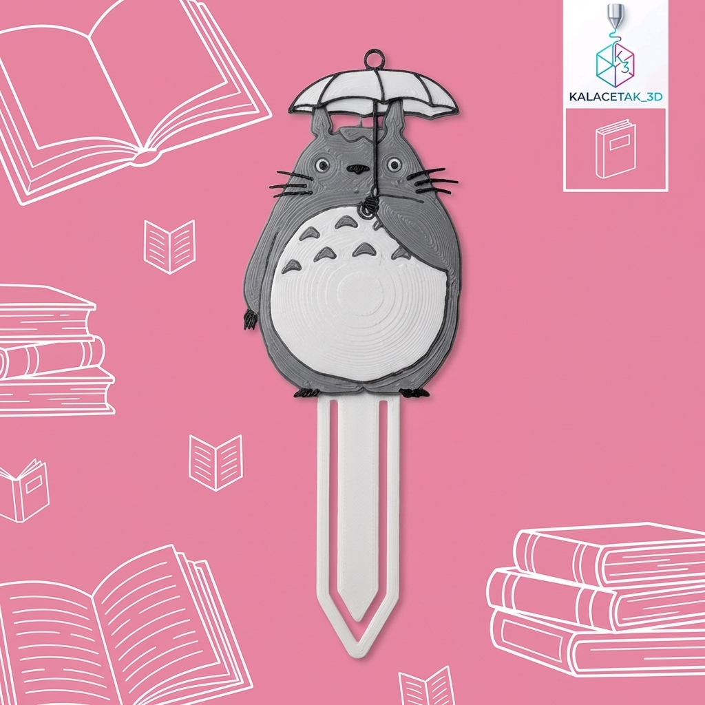 Totoro Paper & Bookmark – อุปกรณ์หนังสือและวารสารที่ไม่ซ้ําใคร