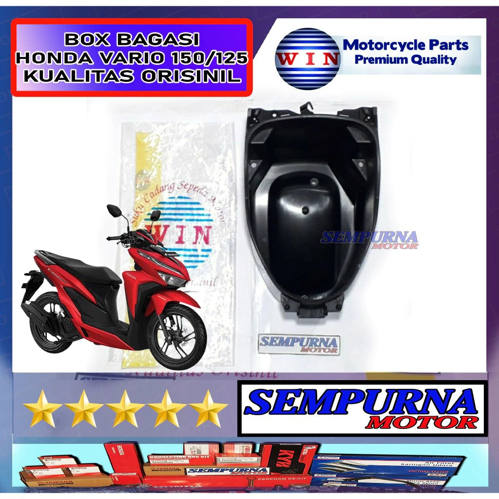Win Brand Original Quality กระเป๋าเดินทาง Box Vario 150/125 2018-2024 Generation 1 ถึง 2