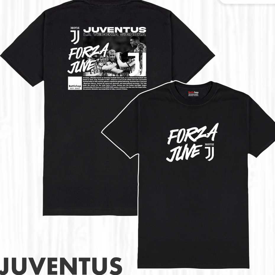 KATUN Juventus Supporter T-Shirt 01 Combed Cotton 30s