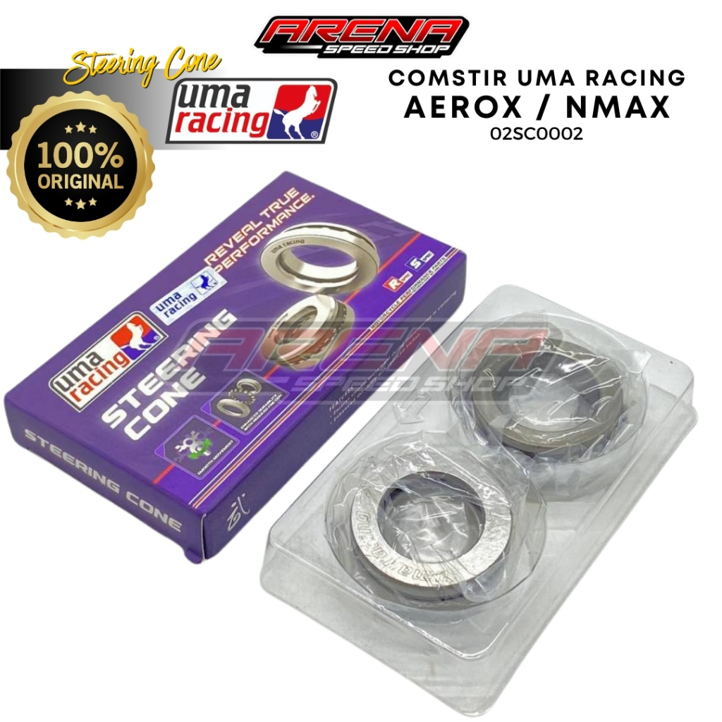 UMA RACING พวงมาลัยกรวย NMax ใหม่ Aerox Original Uma Racing
