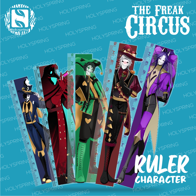 FREAK CIRCUS RULER - FREAK CIRCUS CHARACTER RULER