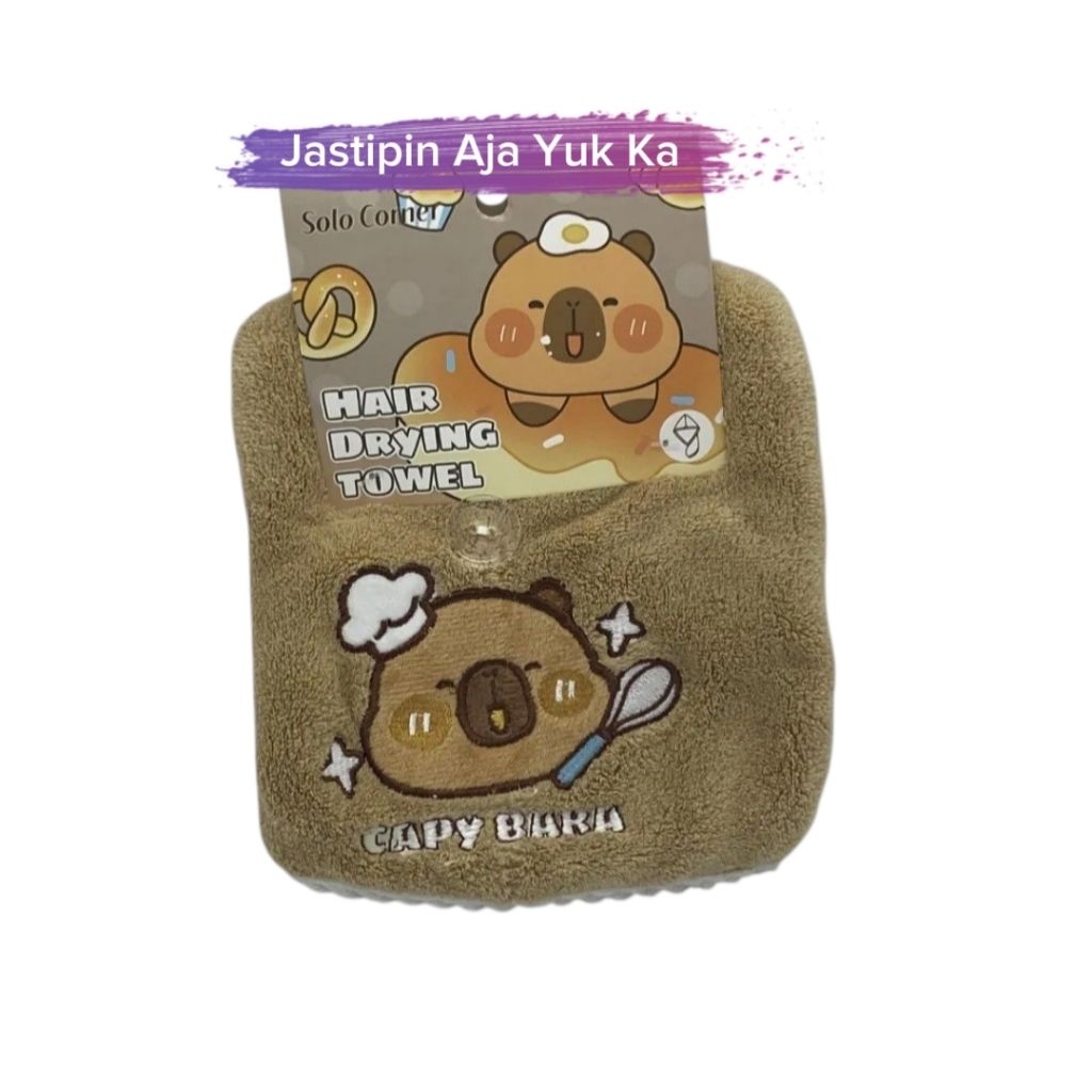 [READY] OHSOME Hair Towel - ผ้าเช็ดผมแห้ง Capybara